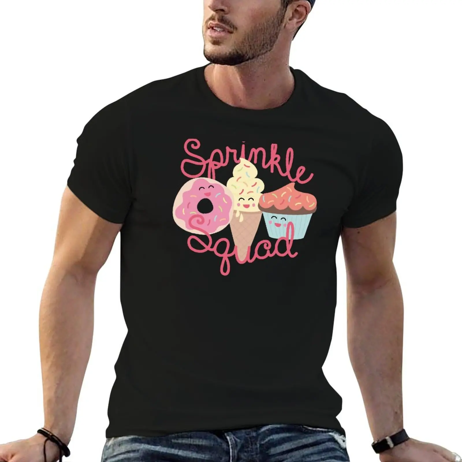 

Sprinkle Squad T-Shirt graphics plus size tops sweat oversized graphic tee mens t shirts pack