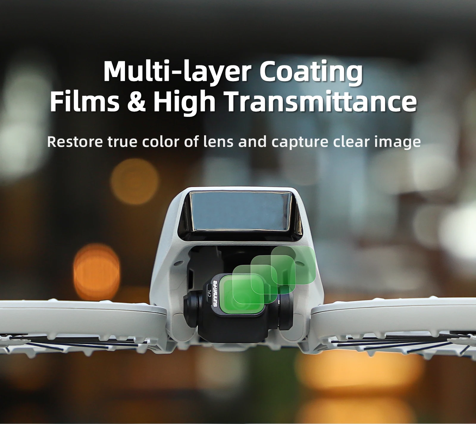 DJI FLIP HD空撮用FLIPフィルターND8 ND16 ND32 ND64フィルター MCUV/CPLキット ヘッドカメラフィルター ドローンアクセサリー