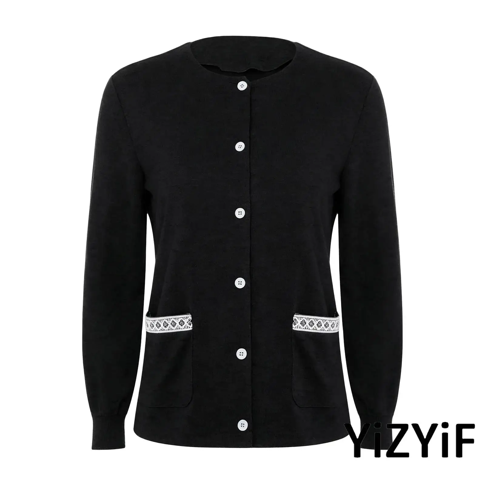 elderly-warm-cardigan-for-women-crew-neck-long-sleeve-button-down-knit-sweater-outerwear-with-pockets-for-nursing-home