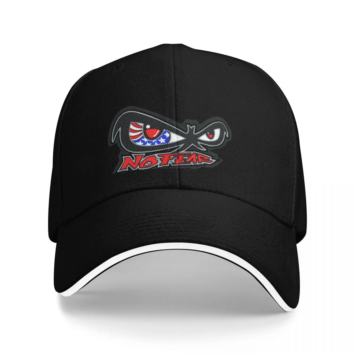 

NO FEAR COOL FLAG Baseball Cap sun caps Funny hats Beach Outing Women's Beach Outlet Men's