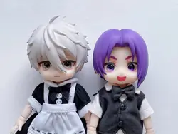 Isagi Yoichi Ob11 Opened Eyes Face Bachira Meguru Mikage Reo Limited Handmade GSC Hair Faceplate Cosplay Doll Accessories