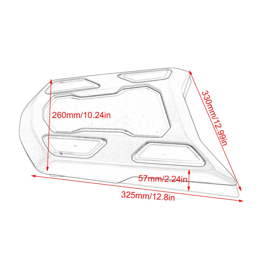 Motorcycle Top Case Anti-slip Cover Rear Luggage Box Protector For BMW R1300GS Adventure R1300GSA 2024 2025 2026 Tail Box Top