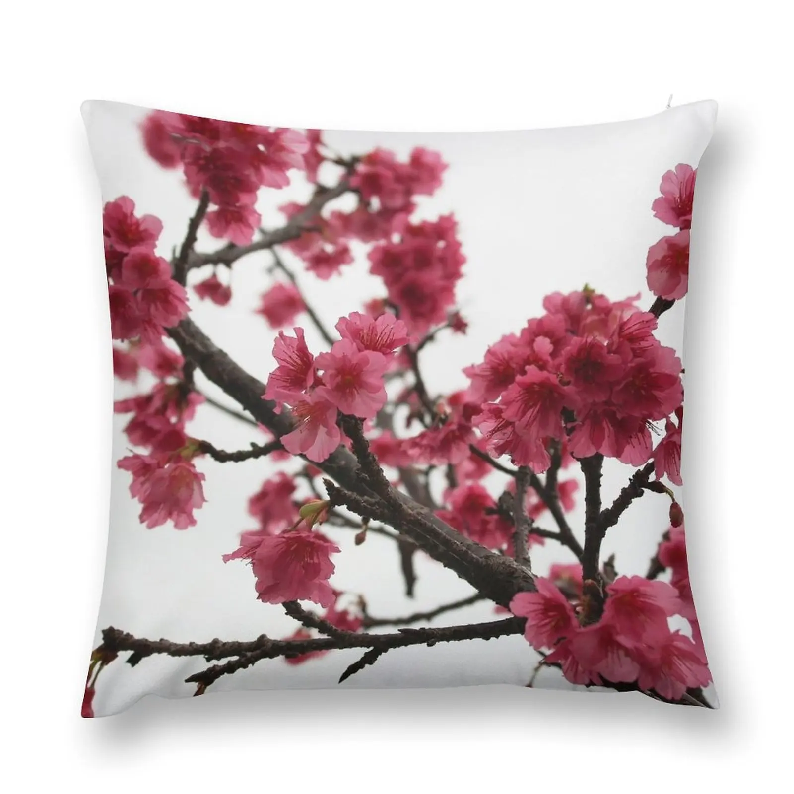 

Okinawan Cherry Blossom Throw Pillow Luxury Living Room Decorative Cushions Custom Cushion pillow