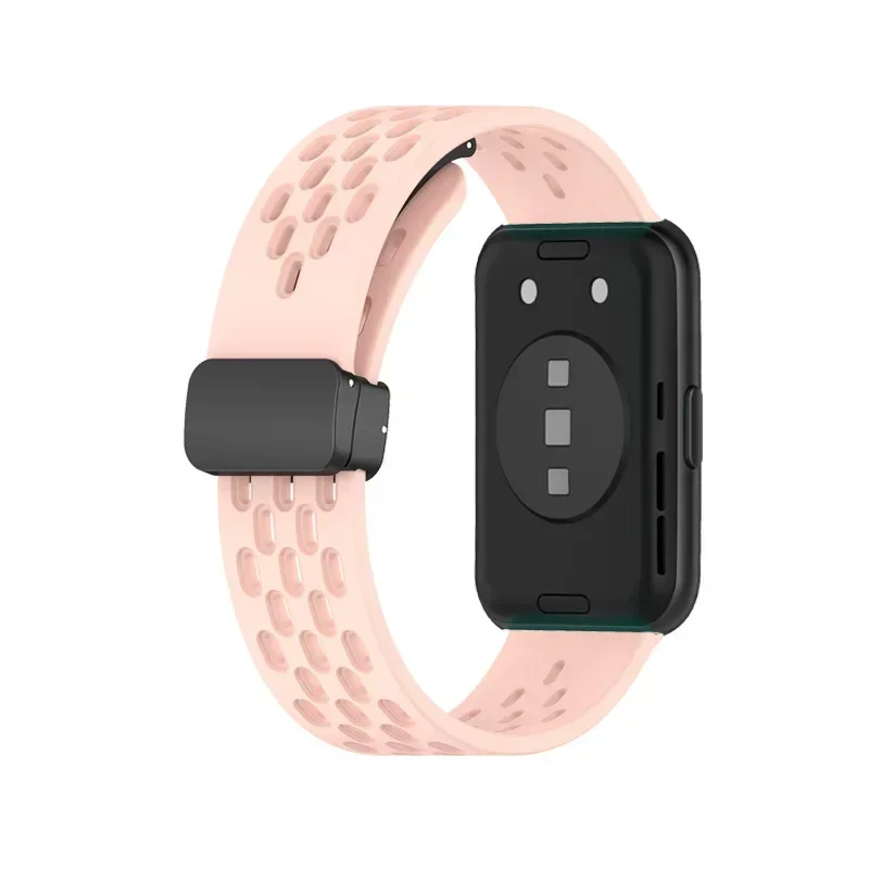 Tali Silikon Gesper Magnetik 20Mm 22Mm untuk Jam Tangan Huawei 3 4 GT 2 Pro 46MM 42MM Jam Tangan Honor SE Magic GT Runner GS PRO