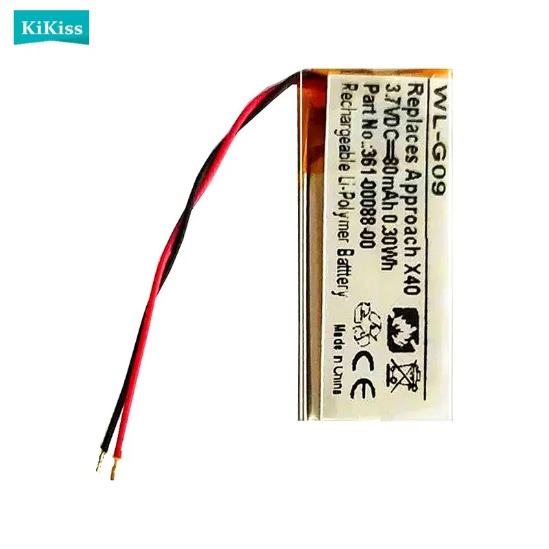 361-00088-00 Watch Battery For Garmin VivoSmart HR / VivoSmart HR+ Approach X40 361-00088-00 Accumulator 80mAh High Quality