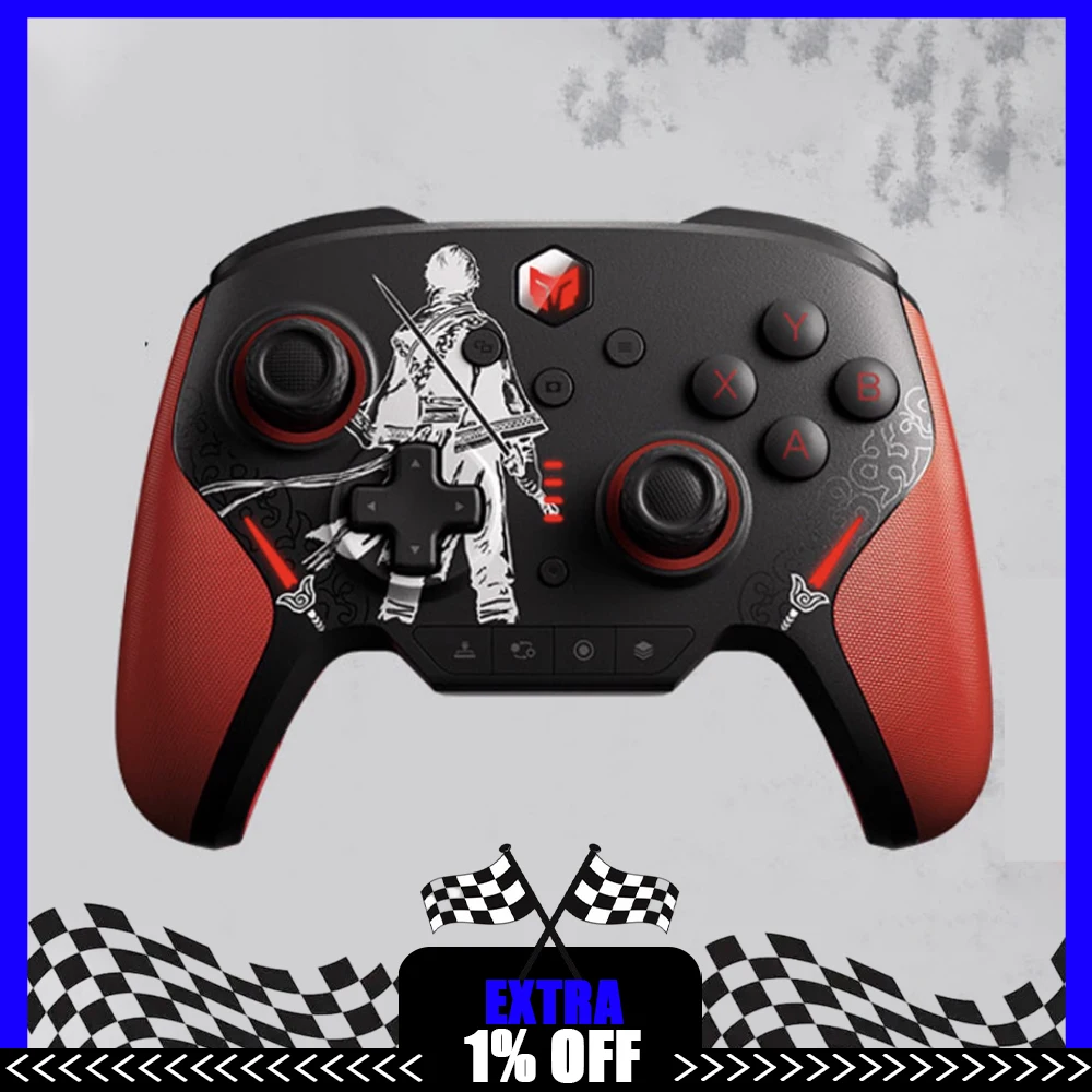 Bigbigwon Blitz 2 TMR Dynasty Warriors Nearlink 3 Modo Sem Fio Bluetooth Gamepad Somatosensorial 6 Controladores 2000Hz Para NS PC