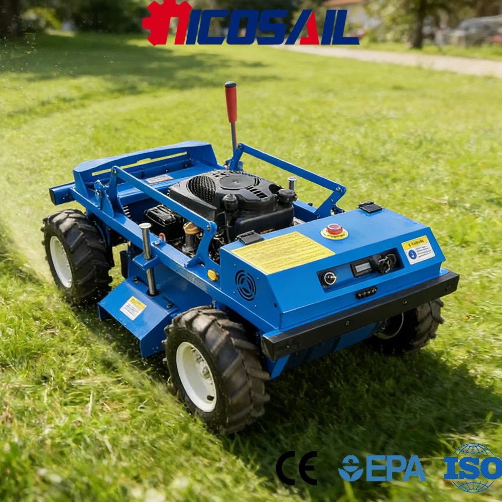 

600mm Euro 5 Remote Mower CE Certified Customizable Attachments for Farm Garden Construction
