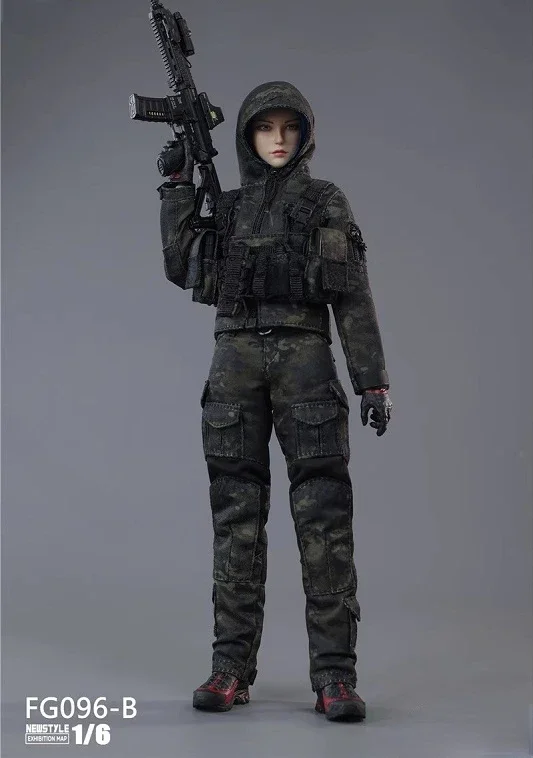 

1/6 Scale FG096 Soldier Combat Suit Set Model for 12 '' Female