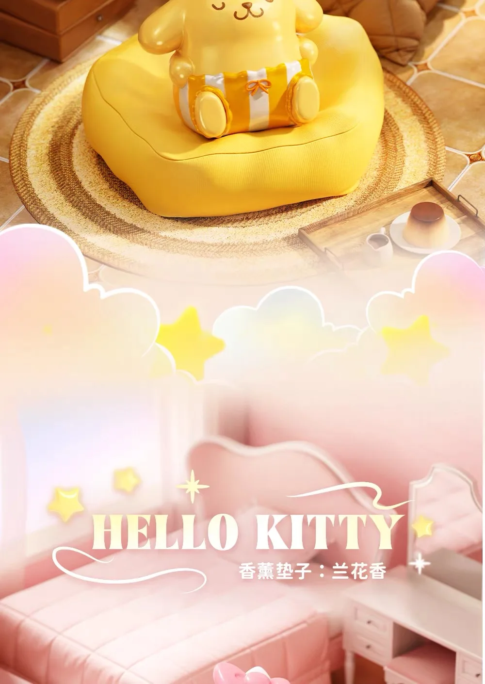 Sanrio Anime Actionfiguren Freizeit-Serie Blindbox Schlafposition Ornament Cinnamoroll Kuromi HelloKitty Modell Spielzeug Geschenk – Detail 7
