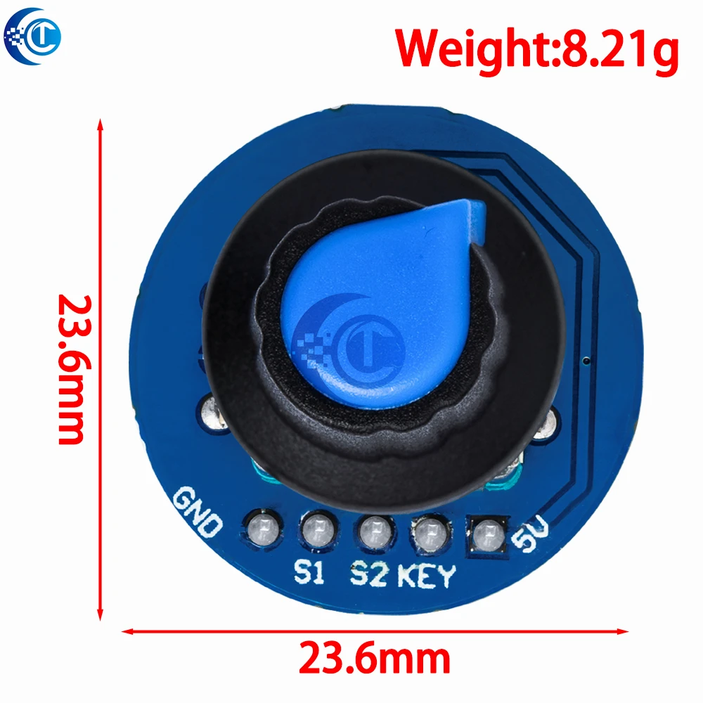 Module d'encodeur rotatif pour le développement de capteurs de briques Arduino, capuchon de bouton de potentiomètre rotatif Audio rond EC11