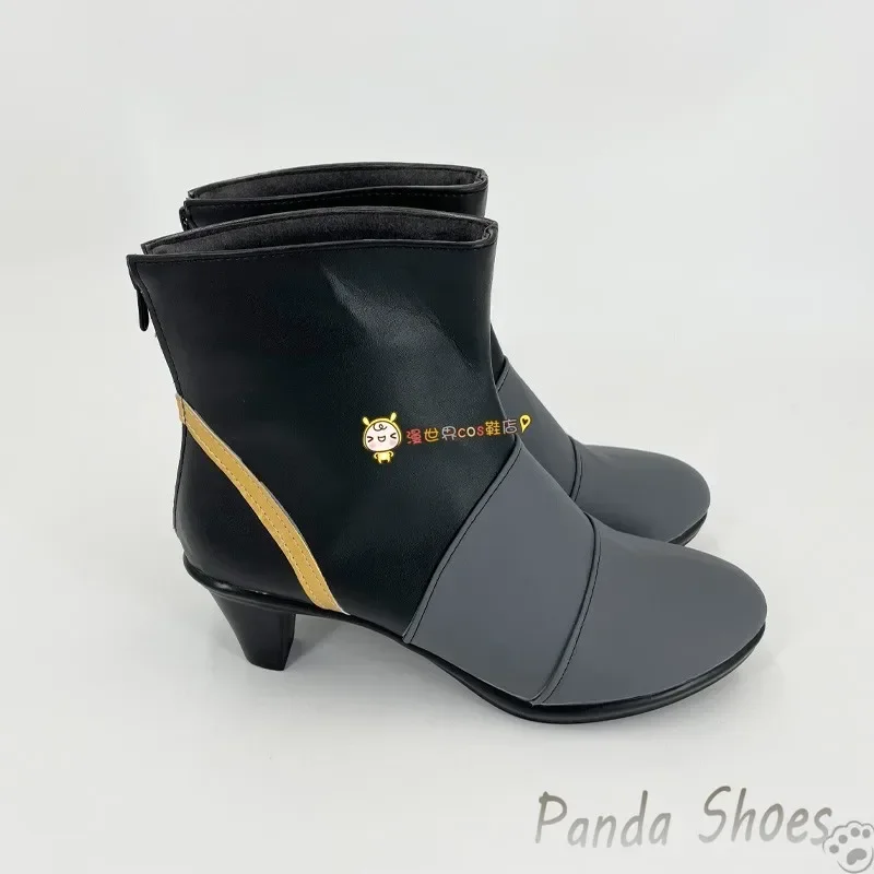 รองเท้าคอสเพลย์ Blue Archive รองเท้าคอสเพลย์อนิเมะเกมสีดำ รองเท้าคอสเพลย์การ์ตูน รองเท้าคอสเพลย์สำหรับงานคอนเวนชั่น ปาร์ตี้ฮาโลวีน