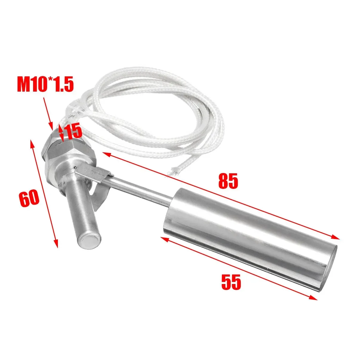 0-220V Stainless Steels Float Switchs Level Gauge M10 Thread For Waters Tower Waters Level Sensor Sensor De Nivel De Agua Tools
