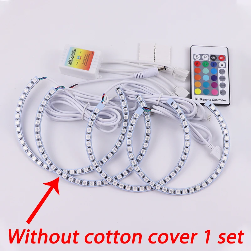 E46 Cotton RGB 16 colors Cotton Light LED Angel Eye  kits For BMW 3 5 7 Series E36 E38 E39 525i 528i 530i 540i 320i 325i