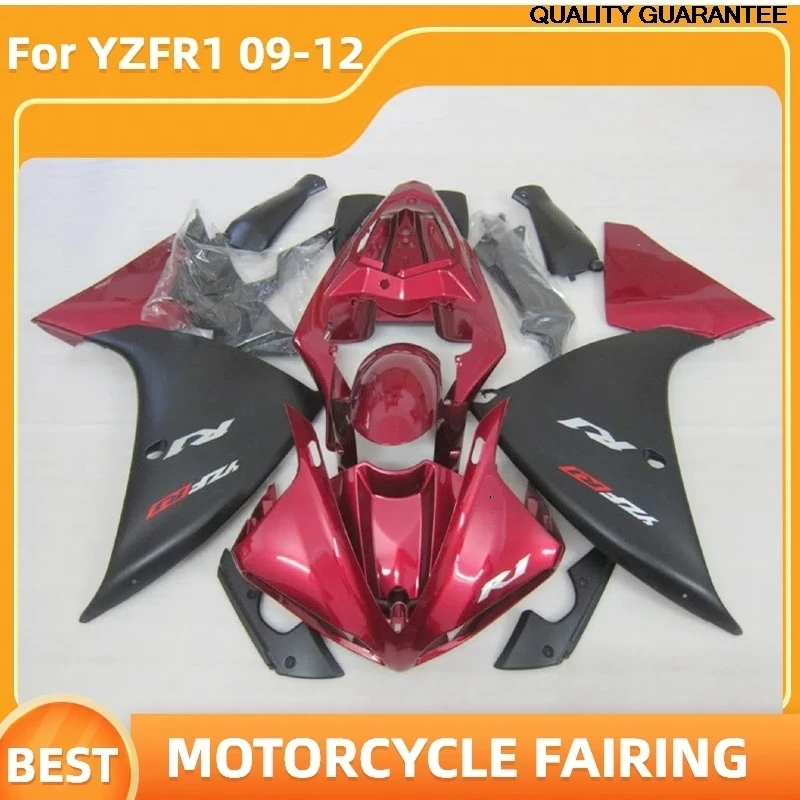 Motorbike Rebuilding Parts Fairings For YAMAHA 2009 2010 2012 YZF-R1 YZFR1 09 10 11 12 ABS Plastic red