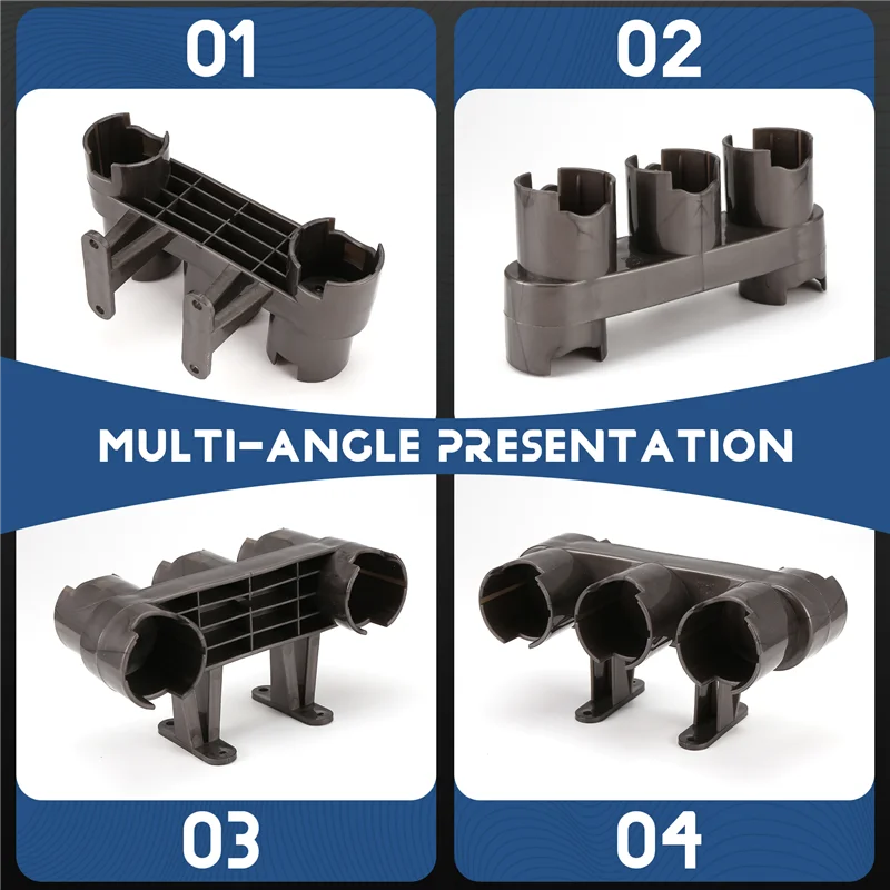 9M-Accessory Holder With 2Pcs/Set Adapters For Dyson V6 V7 V8 V10 V11 Vacuum Cleaner Attachment Holder Docking Station