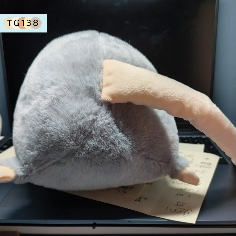 【Neu】35/50/90cm Cartoon-Blumenzweig-Ratte, weiche, übergroße Tierfigur, niedliche Simulation, große Maus, Plüschtier, Kissen, Geburtstagsgeschenk – Detail 5