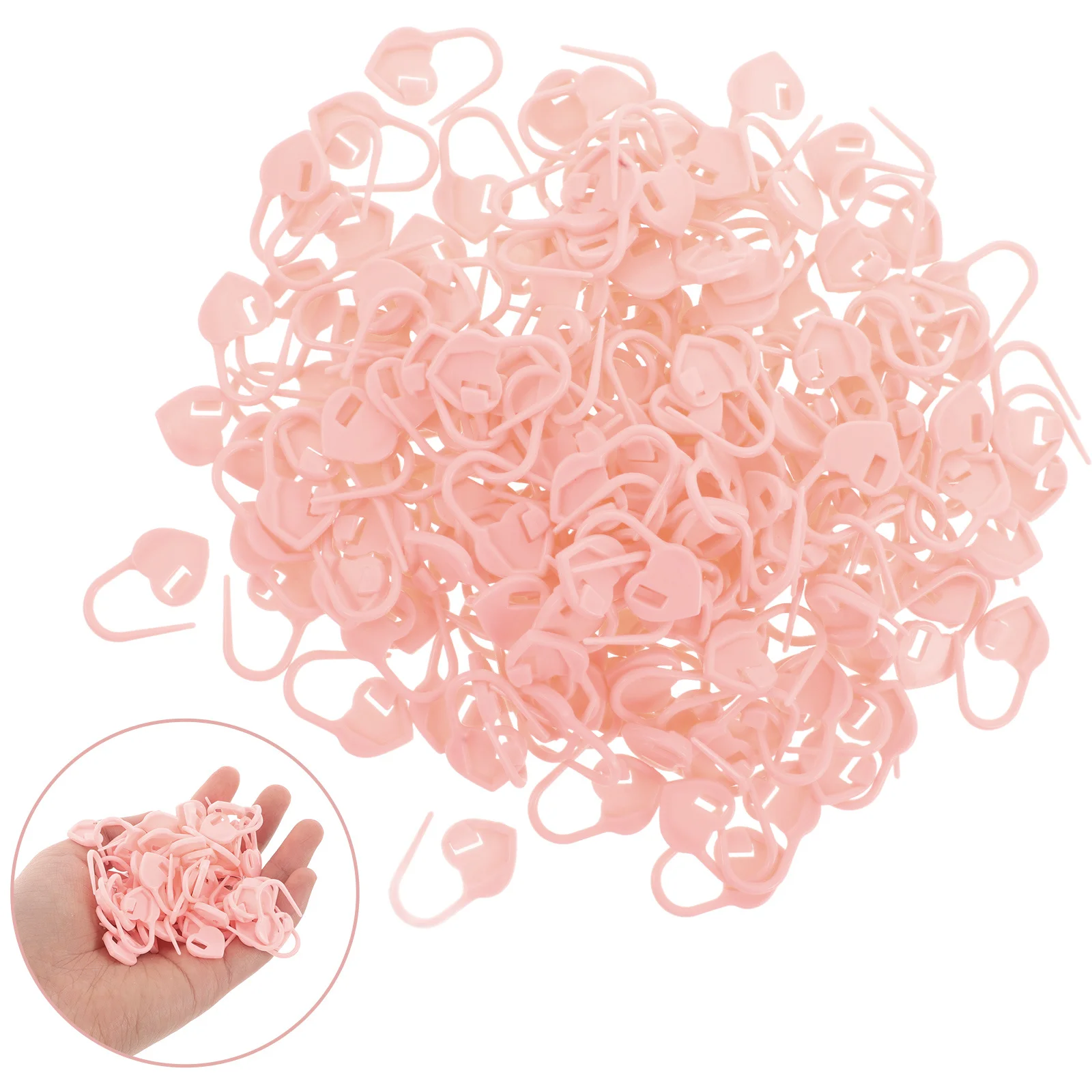 

Candy Color Plastic Stitch Markers Heart Shaped Locking Crochet Knitting DIY Craft Needles Clips for Sewing Counting Tracking