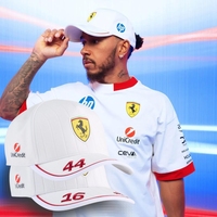 F1 Team Scuderia Ferrari Miami Special Edition Hamilton Leclerc baseball cap Formula 1 fan hat