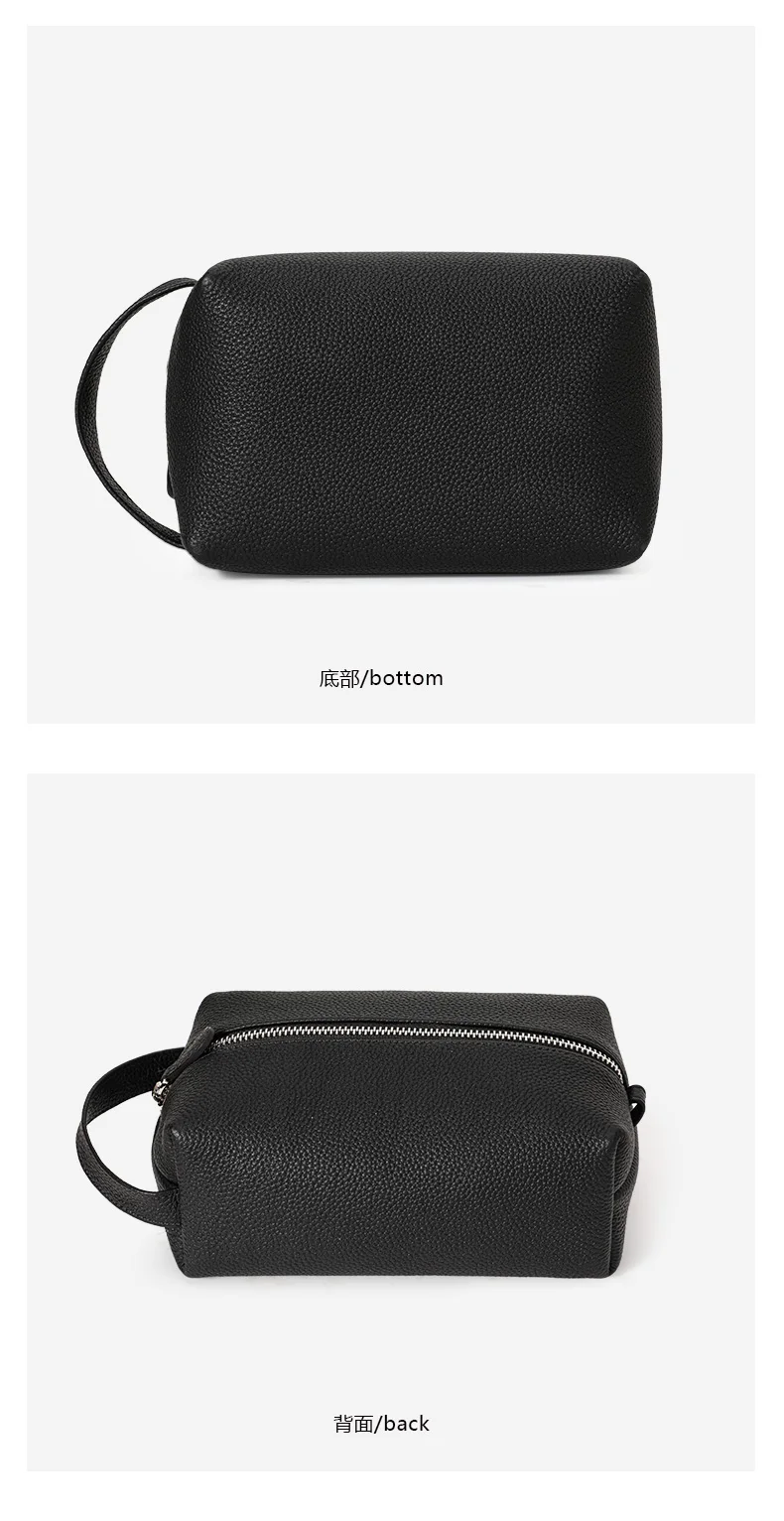 Aidrani Echtleder-Lunchbag für Damen, 2026 Neue Mini Tragbare Kosmetiktasche mit Reißverschluss, Aufbewahrungstasche für Toilettenartikel – Detail 13