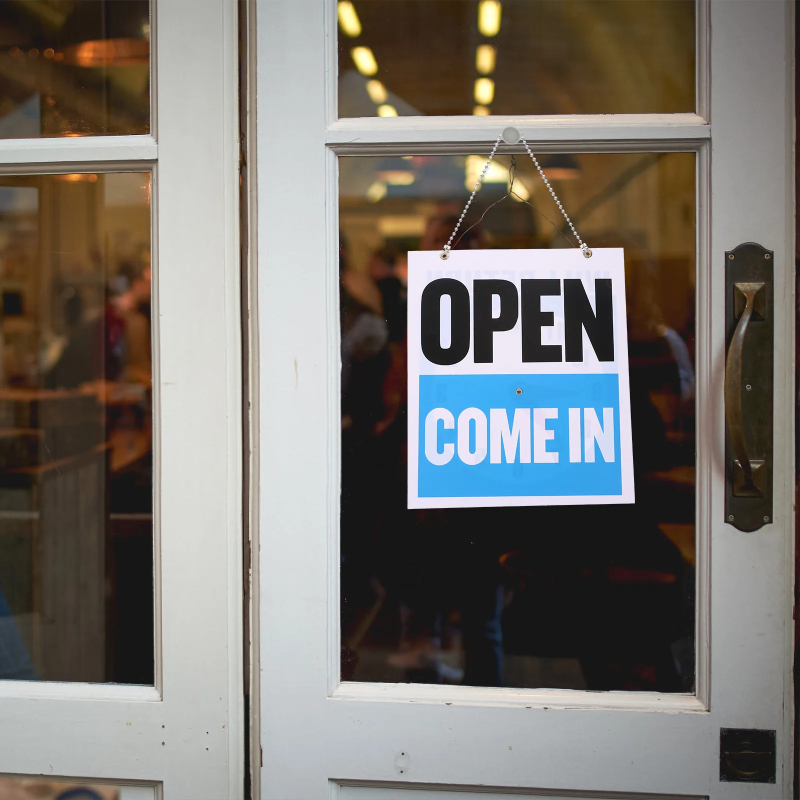 OPEN Sign Business Hours Indicator Board Welcome Door Plate DoubleSide Door Closed Front Hanging Pendant Store Mall Shop Signage