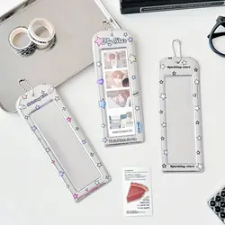 PVC Star Photo Booth Frames - Cartoon Photo Booth Album For 2x6 Inch Photo Strips Wedding Album 2 x 6 Bookmark Holder