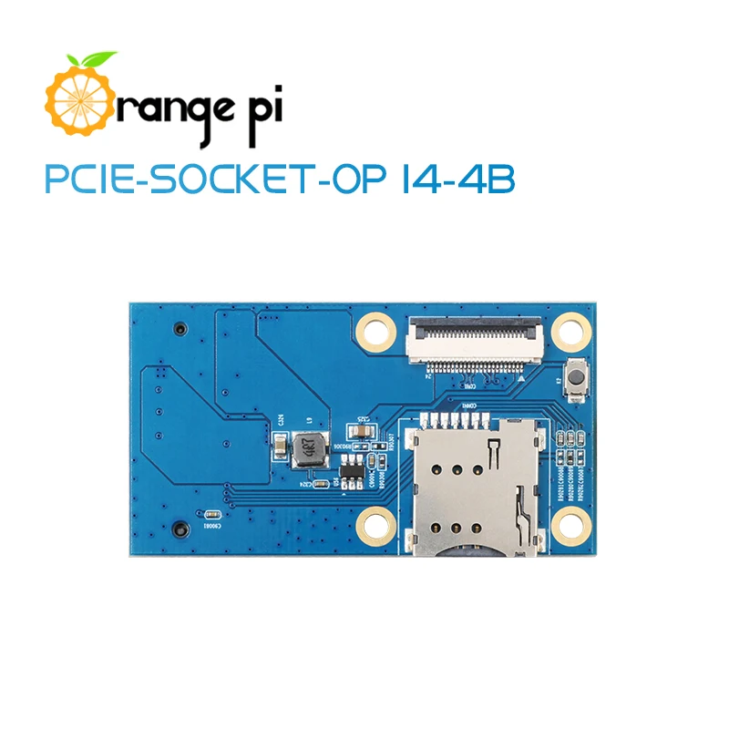 Laranja Pi 4 e 4B Placa de Expansão PCIE Soquete, Interface Especial Board, Development Board