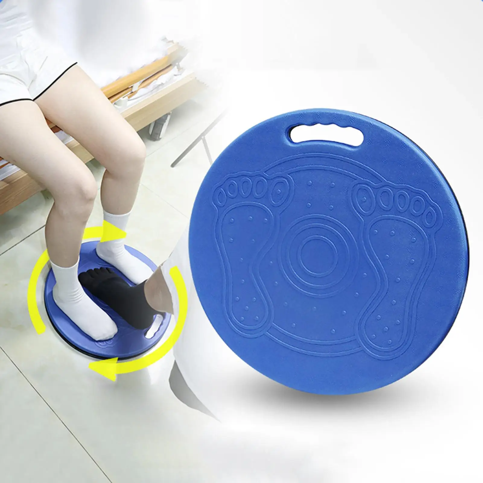 Turning Board Portable Swivel Turning Board Wheelchair Transfer Board Non-Slip Balance Boards for Ice Skaters Gymnasts