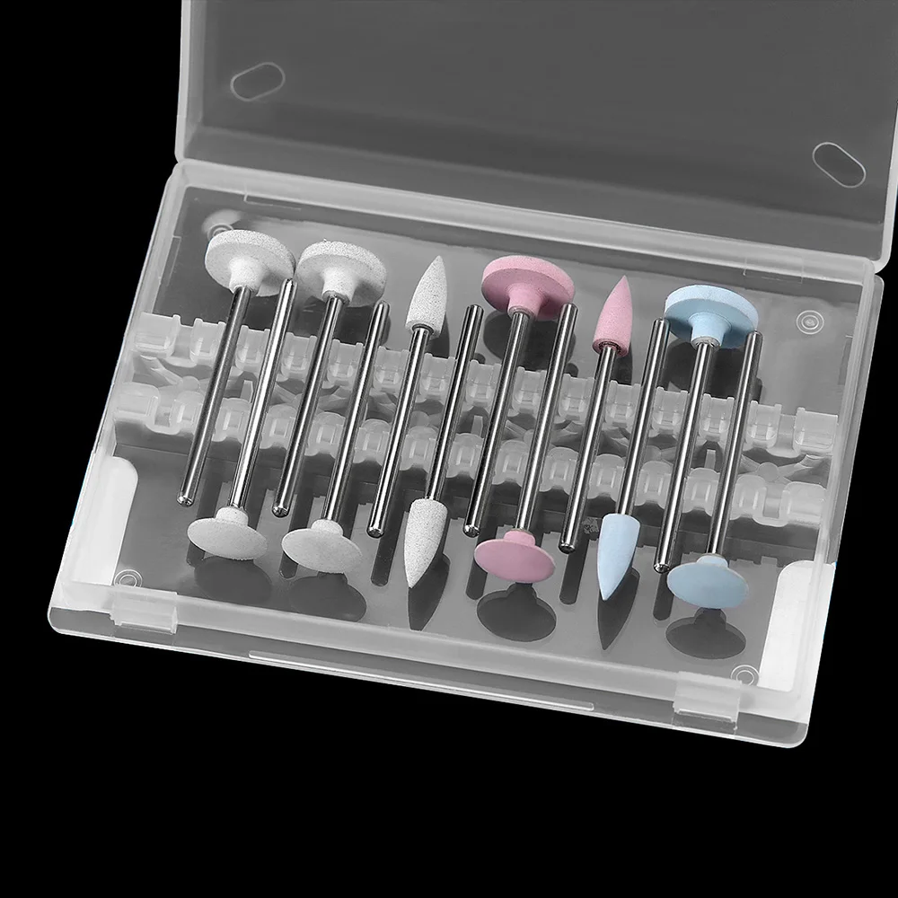 أطقم تلميع أسنان البورسلين ، ملمعات سيليكون للقبضة منخفضة السرعة ، HP ، AZDENT ، 12 في كل طقم