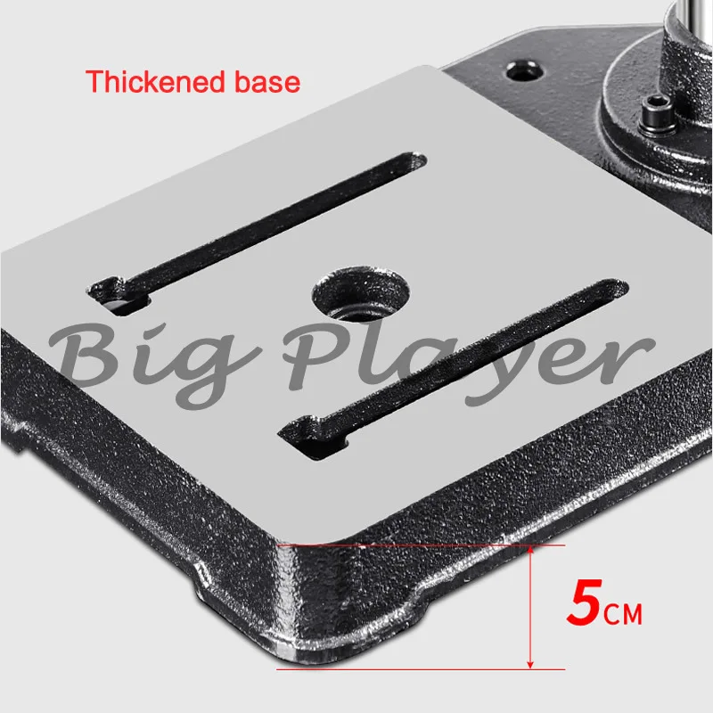 Electric Mini Bench Drill with Bench Vise Fixture - 1 16mm Variable Chuck Tool for DIY Wood Metal Drilling