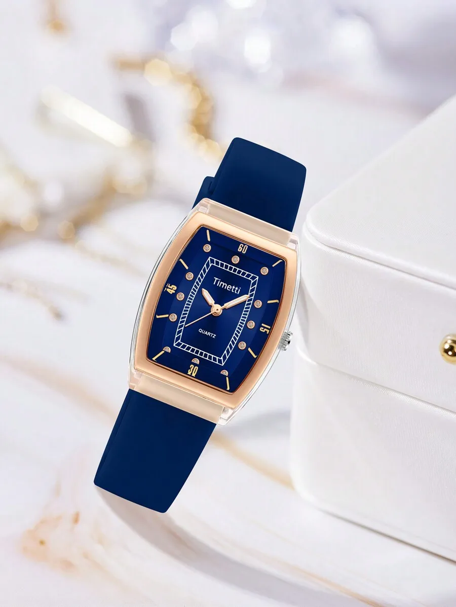 1 Pc Women's Vintage Casual Korean Style Quartz Movement Wristwatch, Suitable For Everyday Wear