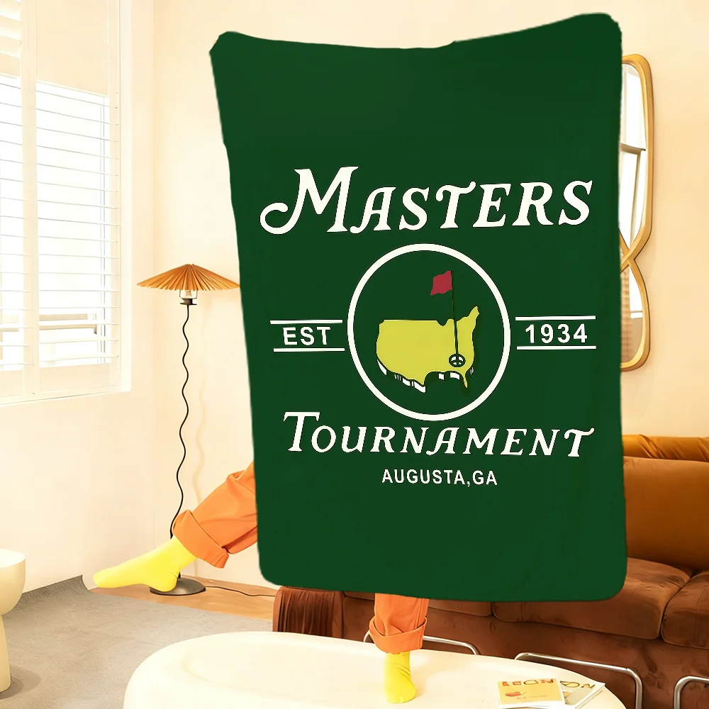M-Masters Logo Luxury T-Tournament-T Blanket Throw Super Cosy Plush Living Room Sofa Couch Childish Birthday Gifts