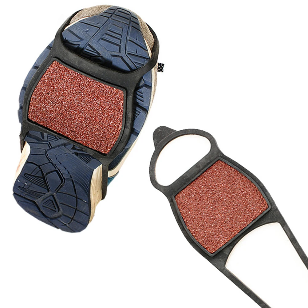 

Non-slip Shoe Covers Crampon Cleat Shoes Ice Climbing Anti-slip Coarse Sand The Snow