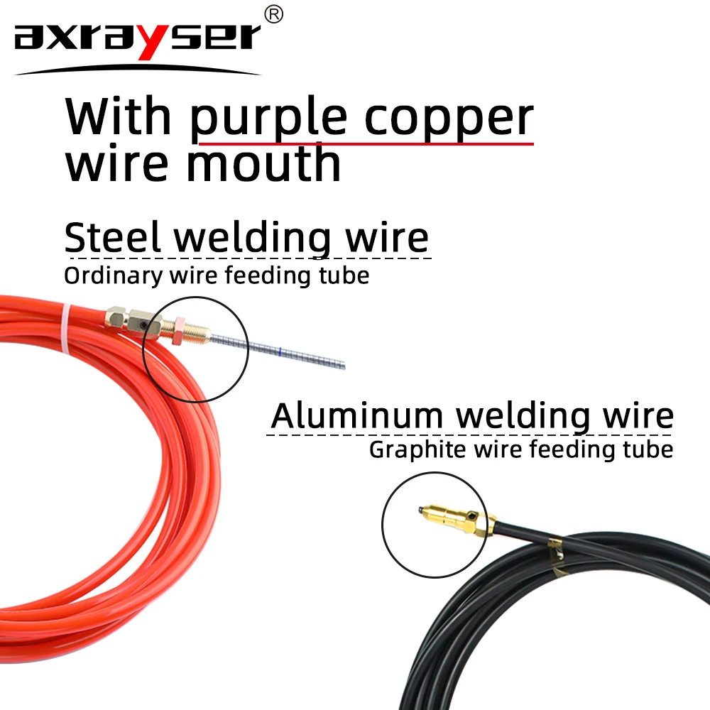 SUP welding wire feed hose 5m Aluminum Wire Feeding Tube Guide Automatic Wire Feed Machine Accessories for Laser Welding Machine