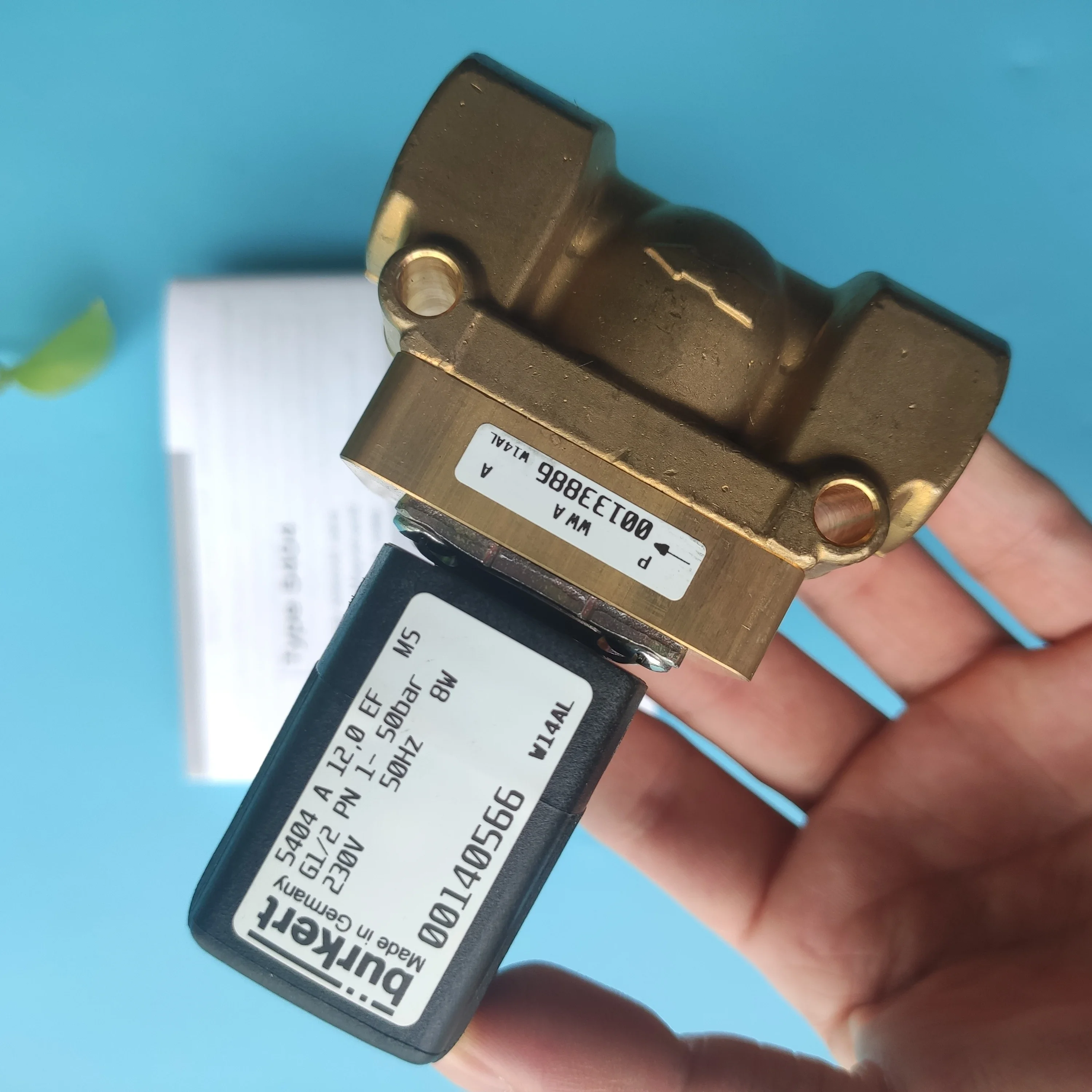 

2025.4 Burkert5404 High Temperature Hot Oil And Hot Water Steam Solenoid Valve 00140564 00140566 Genuine Baode