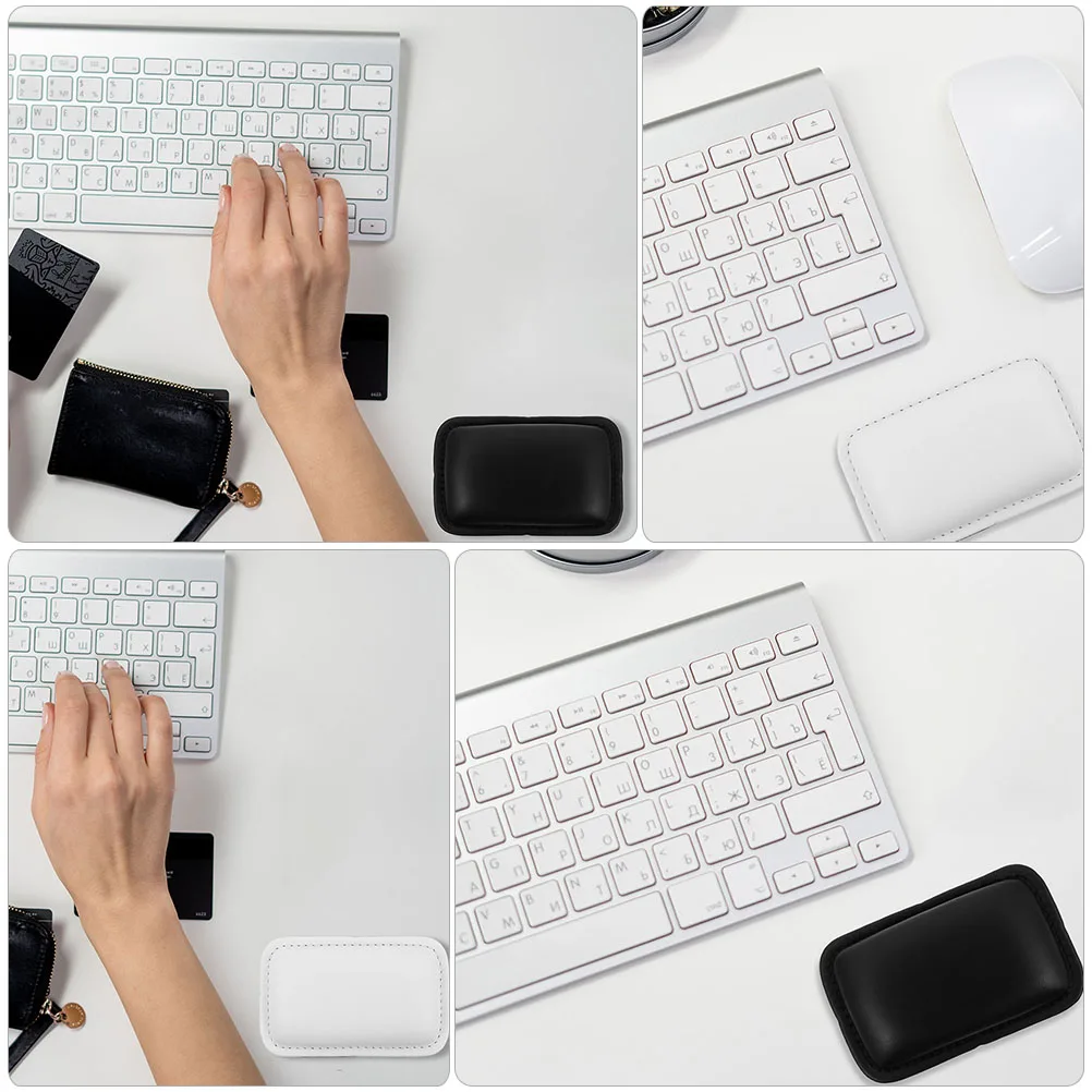 

2pcs For Keyboard Ergonomic Support Cushion Computer Work Hand Rest Pad Laptop Ergonomic Wrist Rest Keyboard Hand Wrist