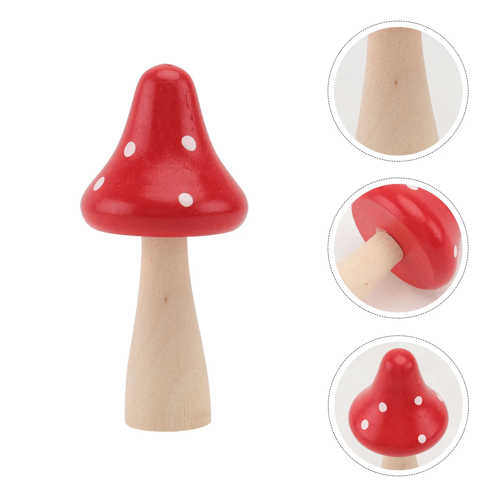 

10 шт. грибной декор деревянный большой террариум украшение в сельском стиле искусственное ремесло