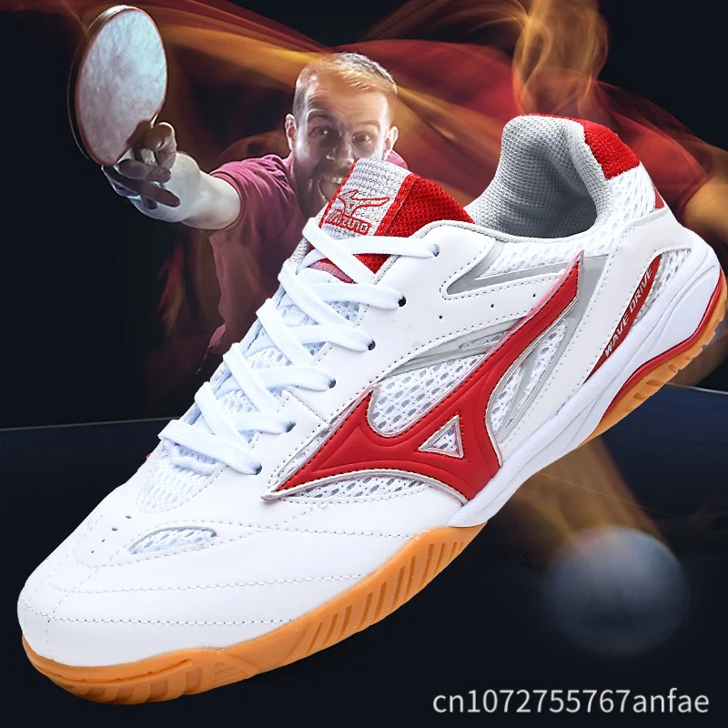 Chaussures de Tennis de Table pour hommes et femmes, légères et respirantes, antidérapantes, pour Couple, chaussures d'entraînement professionnelles en plein air