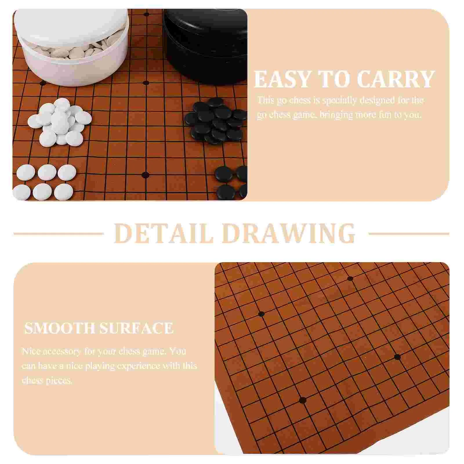 Set permainan menarik anak-anak, aksesori utama papan Desktop, Kit menarik catur pemula Backgammon