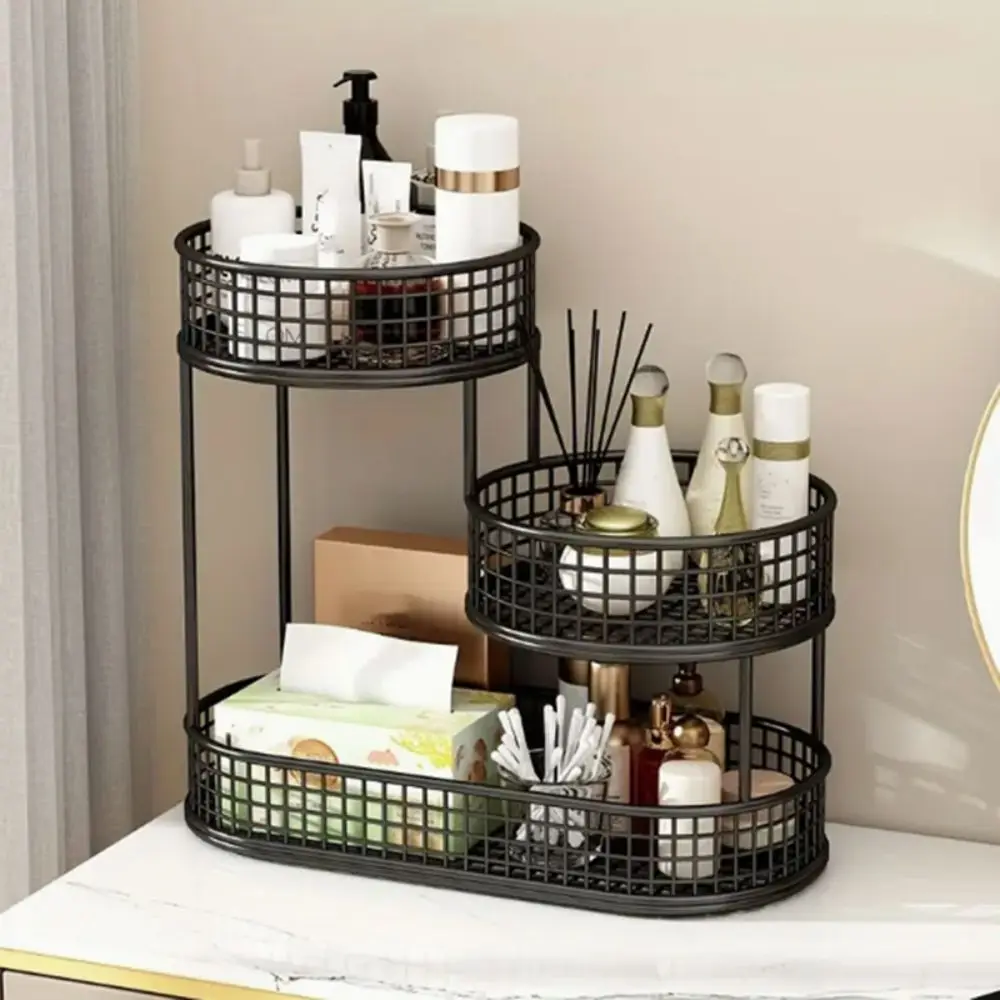 

INS 3 Tier Fruit Storage Basket Nordic Style Metal Wire Fruit Serving Tray Space Saving Vegetable Shelf Countertop