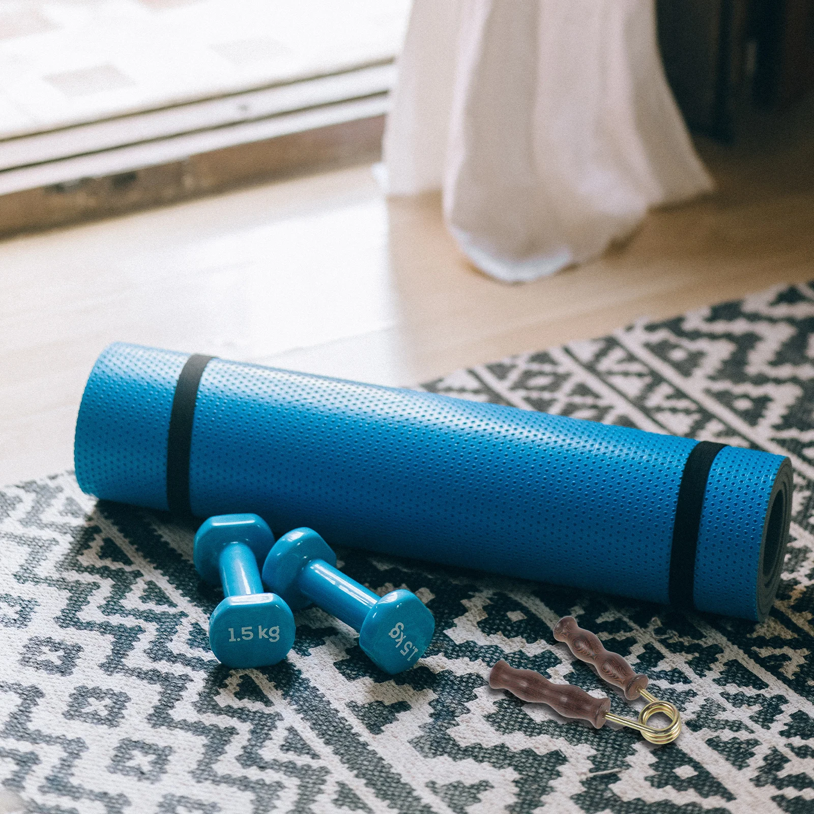 

Hand Exerciser Wooden Handle for Home Office Use Durable Finger Trainer Strengthener Grip Strength Training Tool