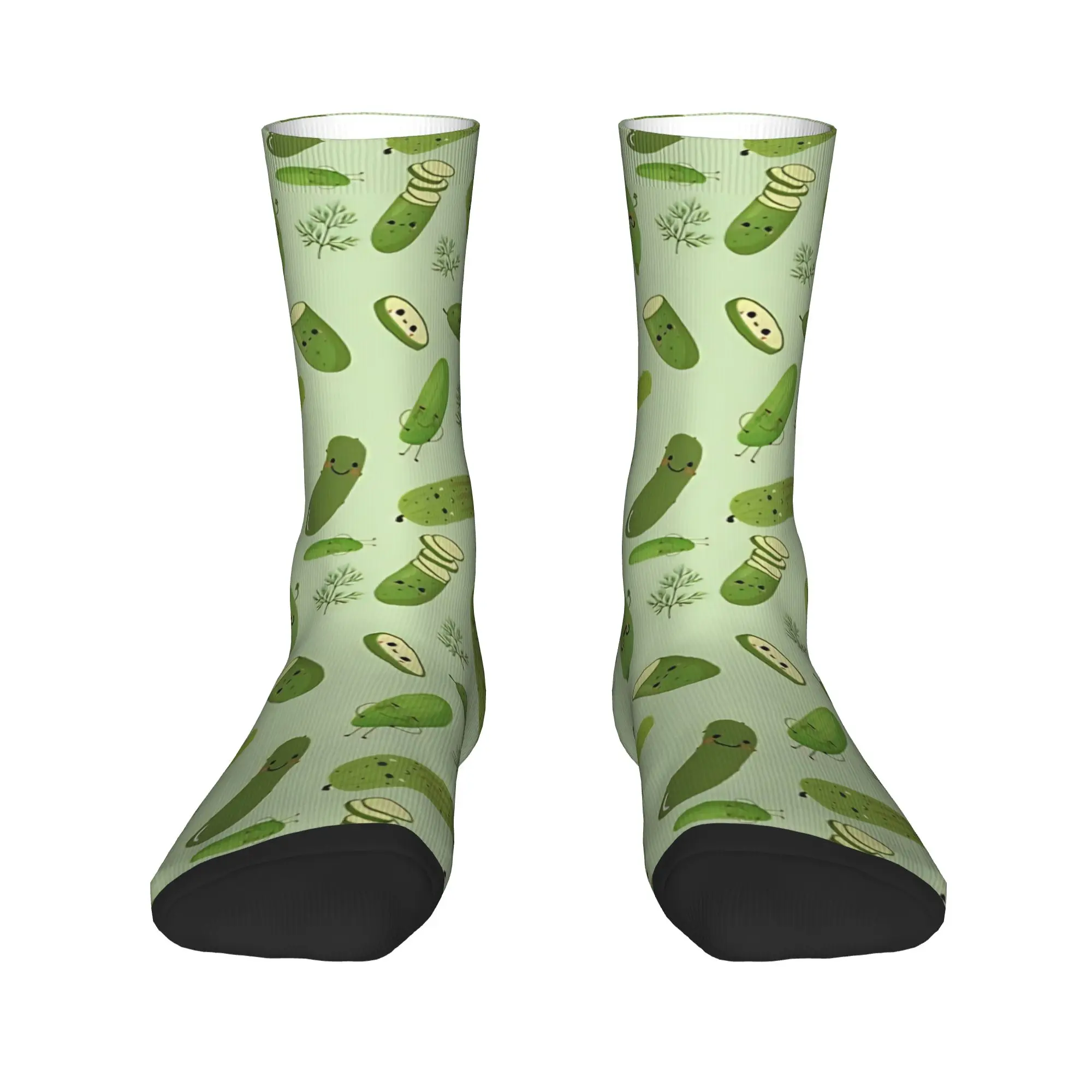 Cute Pickles Assortment   Socks Winter Cucumber  Stockings Gothic Men's Breathable Socks Graphic Climbing Anti Skid Socks