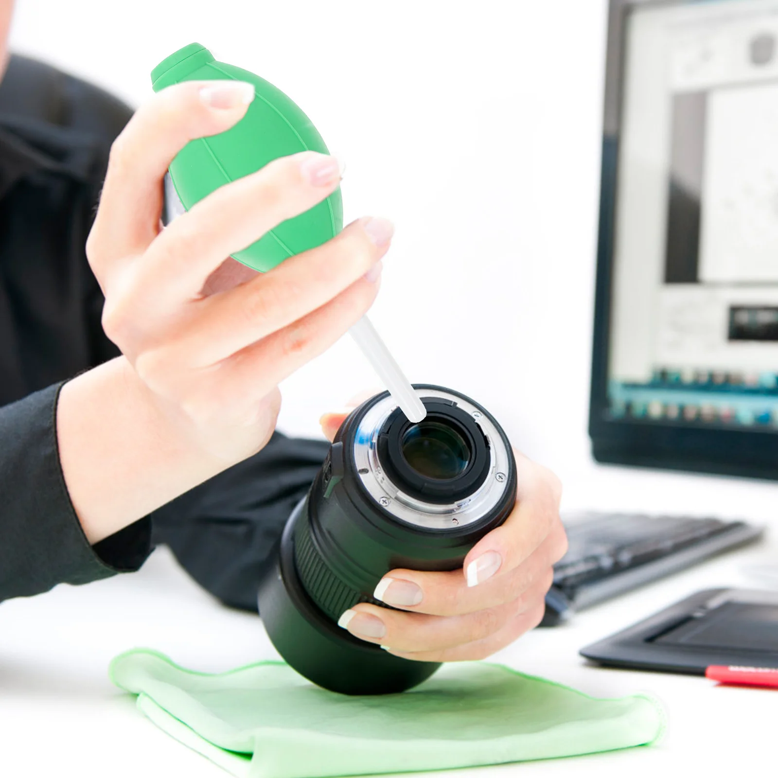 

8Pcs Camera Lens Cleaning Air Blower Dust Cleaner Portable Rubber Bulb Blowing Tool for Keyboard Monitor Screen