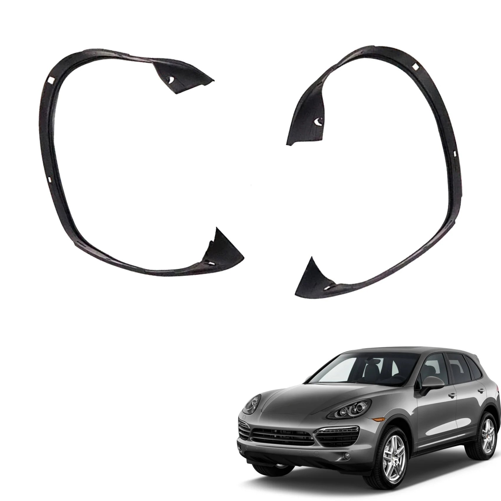 Car Front Right Headlight Rubber Sealing Strip Trim Head Light Lamp Decorative Strip Gasket for Porsche Cayenne