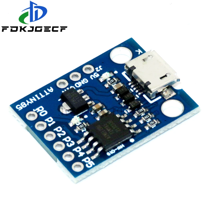 ATtiny ATtiny85 Digispark Kickstarter مايكرو USB لوحة تطوير وحدة لاردوينو IIC I2C TWI SPI متحكم صغير منخفض الطاقة