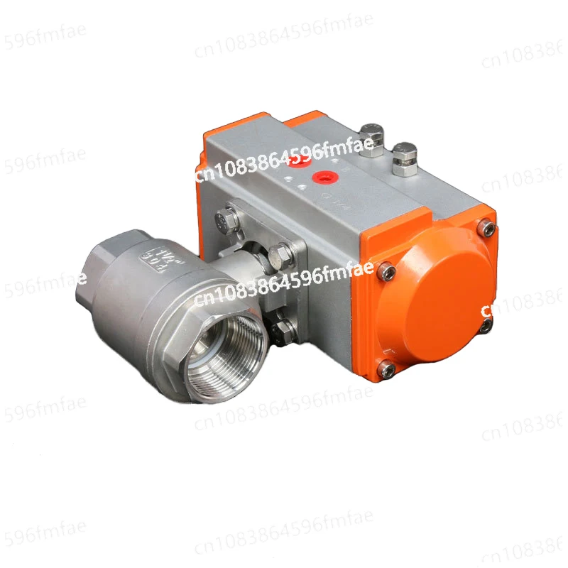 

DN15 DN20 DN25 DN32 DN40 DN50 Two Piece High Platform Pneumatic Ball Valve Stainless Steel Q611F-16P Double Acting Cylinder