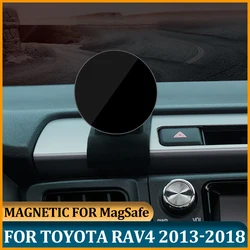 Updating Magnetic Car Phone Bracket For Toyota RAV4 2016 2017 2018 For Magsafe No Charging Phone Holder For RAV4 2013 2014 2015