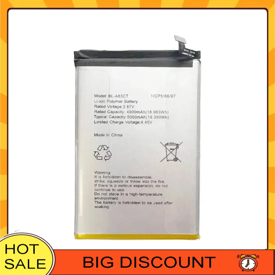 

5000 мАч для Koobee BL-A83CT надежный блок питания Премиум сменный аккумулятор для мобильного телефона