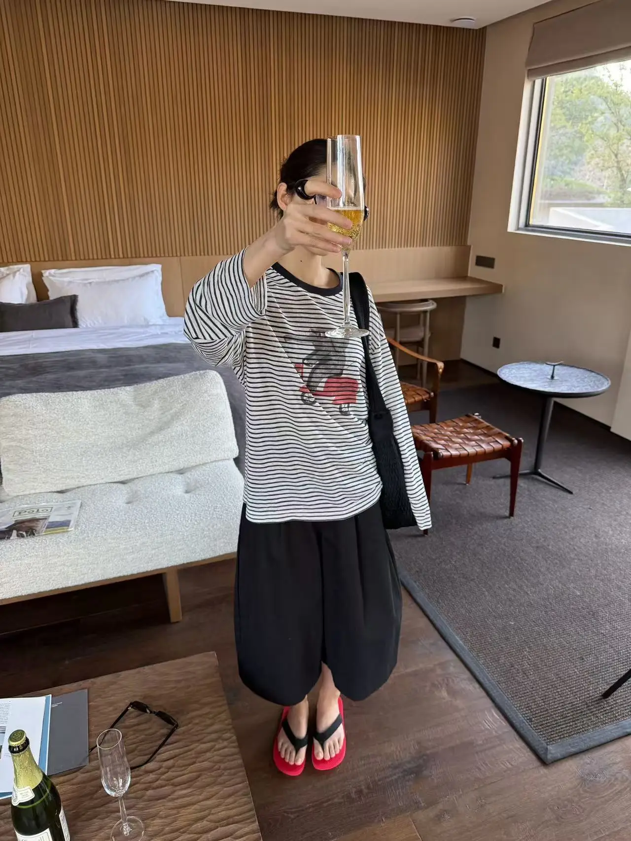 

Женская футболка Lilian Faion Cartoon с круглым вырезом, цветными полосками, защитой от солнца, для повседневной носки, с принтом, длинными рукавами, влагоотводящая.