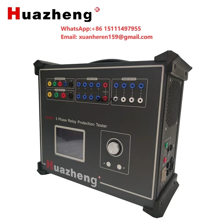 HuaZheng OEM Manufacturer 3-Phase Relay Protection Tester  Secondary Injection Relay Test Set With 1 Year Warranty