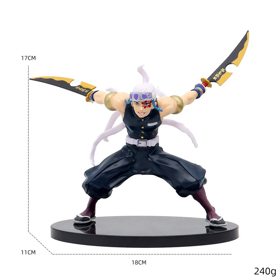 Demon Slayer Kimetsu No Yaiba Actionfiguren-Set - Kamado Tanjirou Nezuko Agatsuma Zenitsu PVC Krieger-Modelle für Sammler – Detail 7